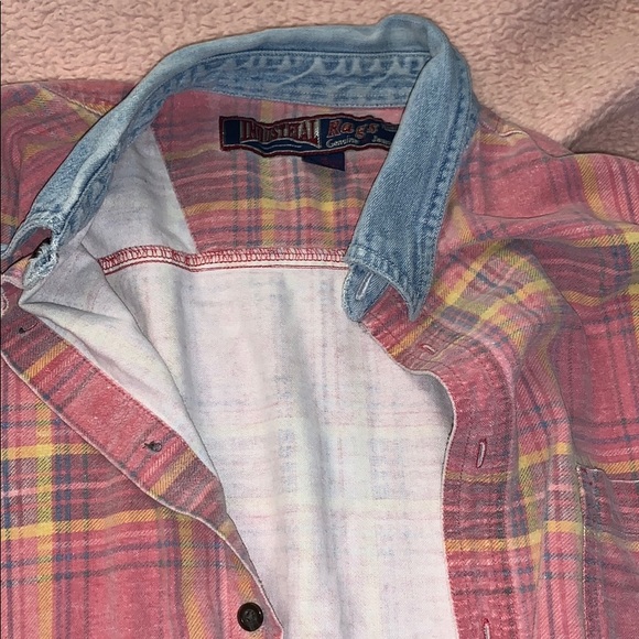 plaid button down - Picture 3 of 3